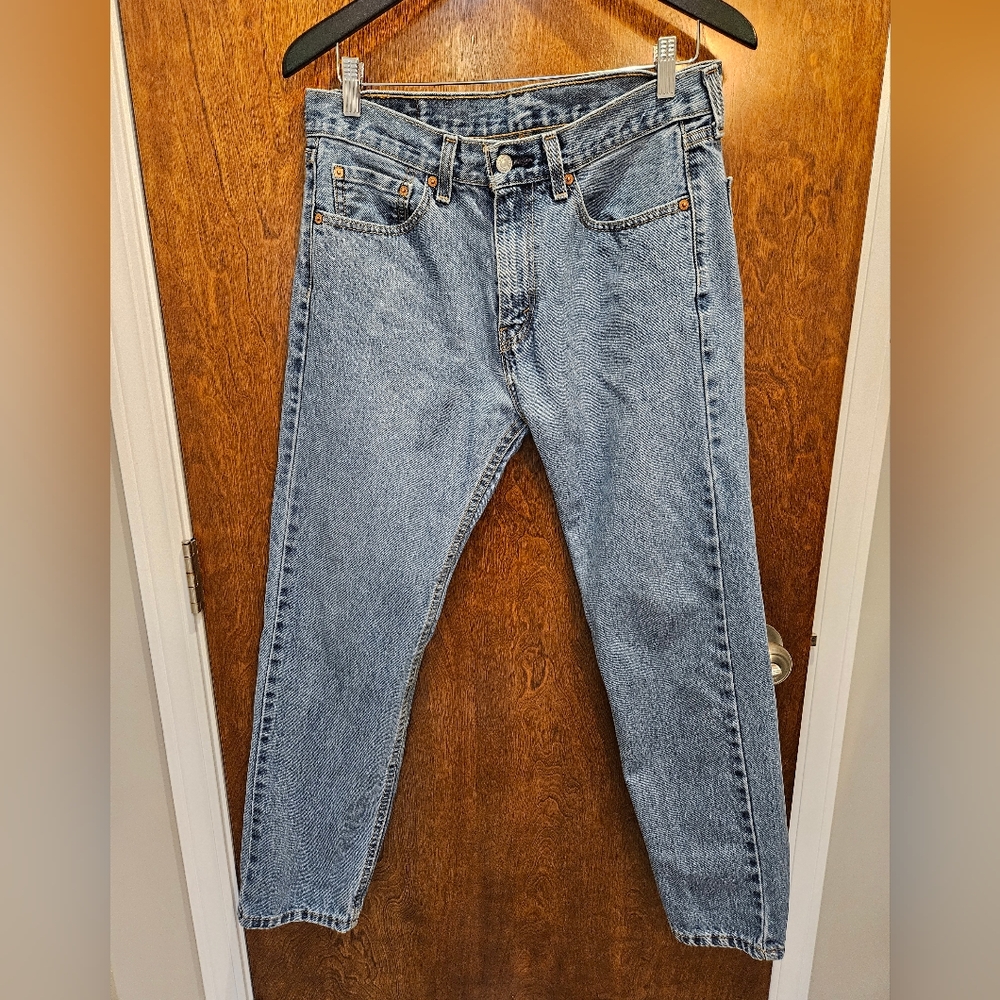 Levi's Blue Straight Jeans - 505
